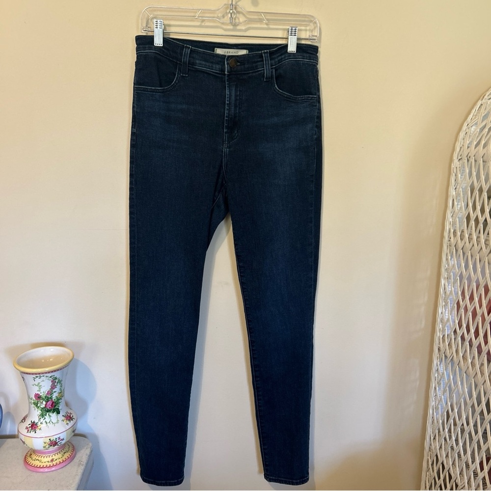 J Brand Jeans Maria Women’s 28 Indigo Blue Denim Stretch Mid Rise